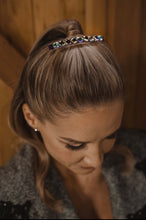 Load image into Gallery viewer, Infinity Velvet French Barrette Hair Clip