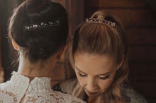 Load image into Gallery viewer, Infinity Velvet French Barrette Hair Clip