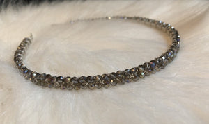 Sparkling Crystal Beaded Headband