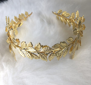 Gold Leaves Headband